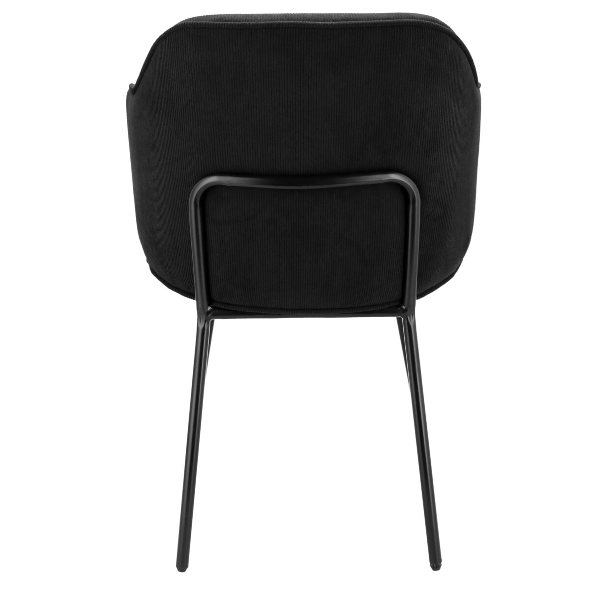 Krzesło z sztruksu tapicerowane DALIA welurowe JUMI