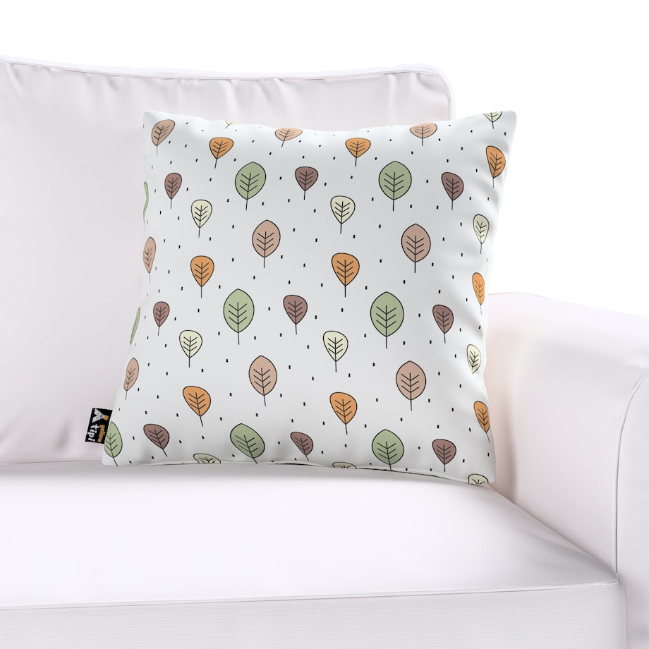 Poszewka Milly 43x43 ecru-brązowy