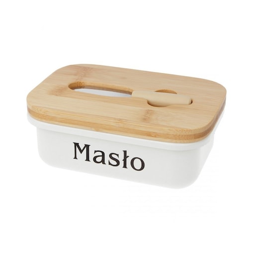 Brunbeste maselniczka stalowa z nożykiem do smarowania 52996