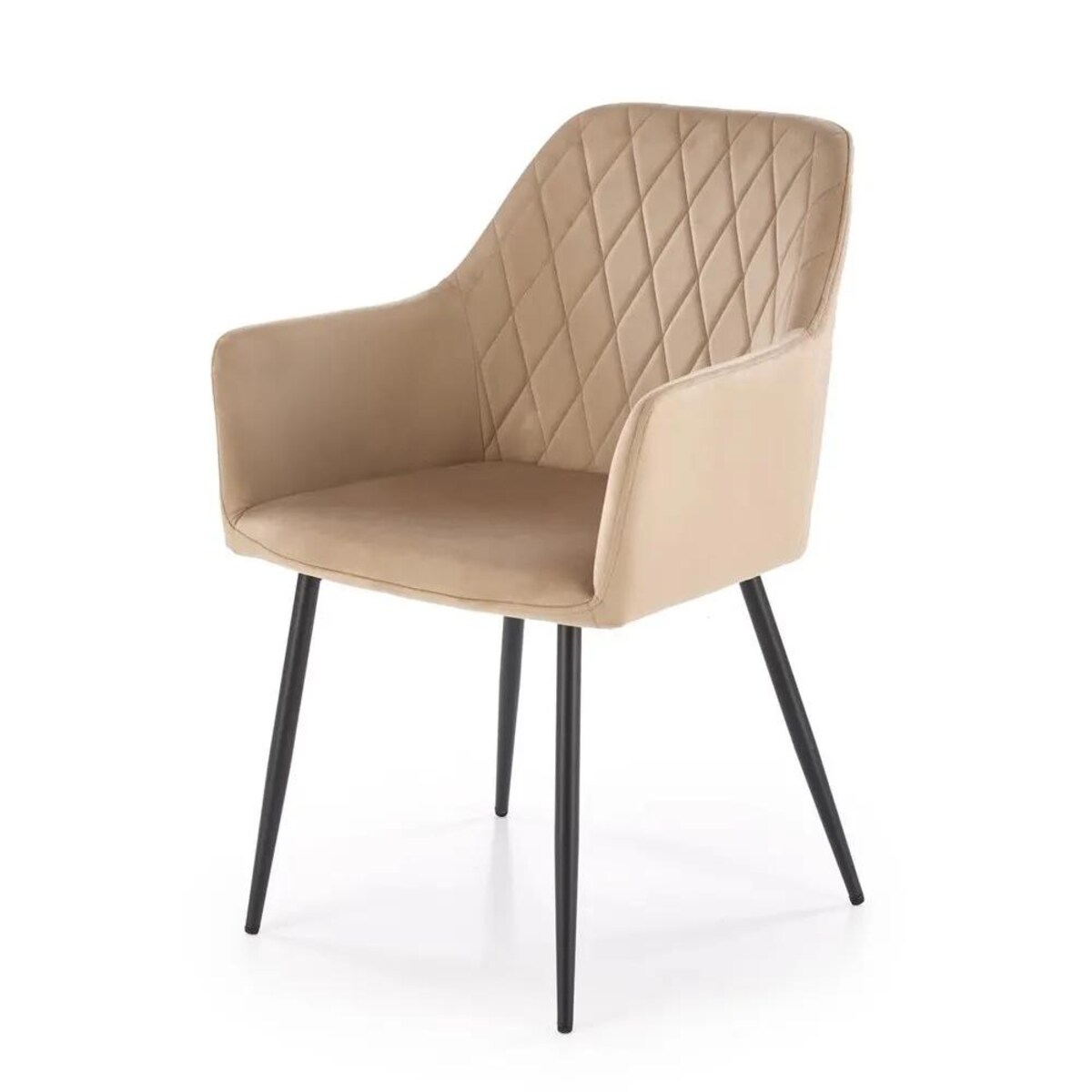 Krzesło tapicerowane K558 VELVET beżowe