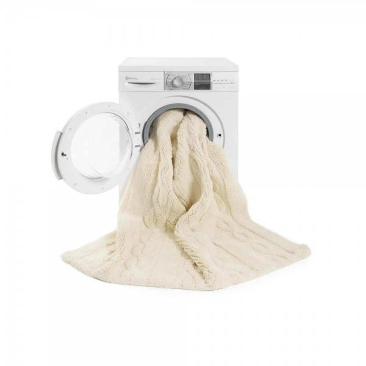 Dywan Bawełniany Trenzas Soft Vanilla 80x120 cm Lorena Canals