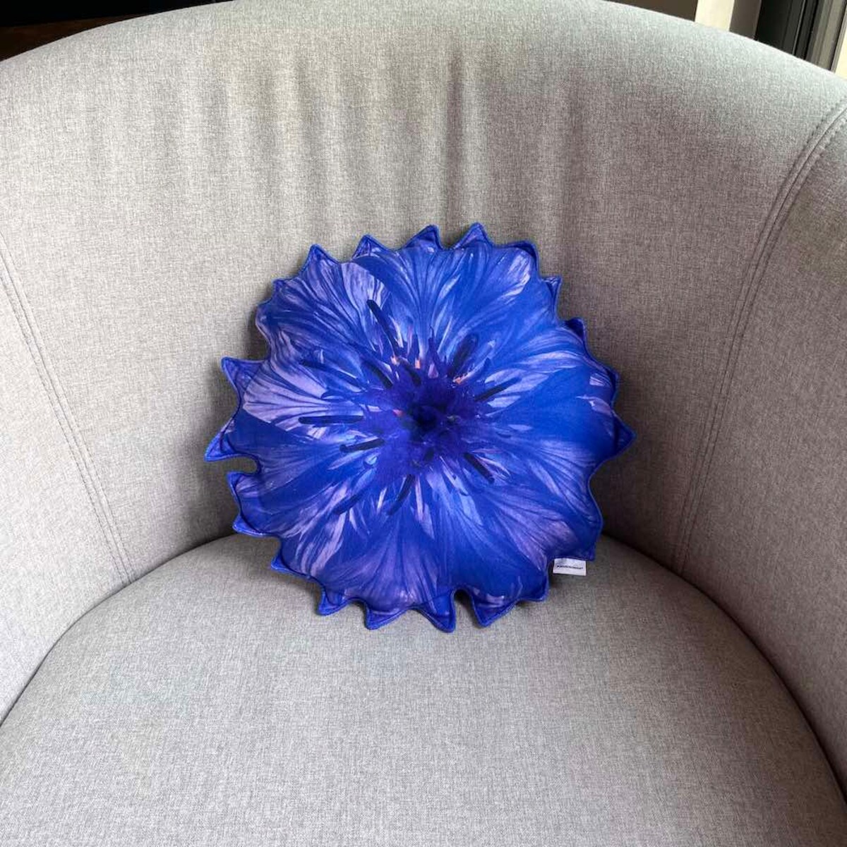 Poduszka kwiat Chaber Bławatek mała