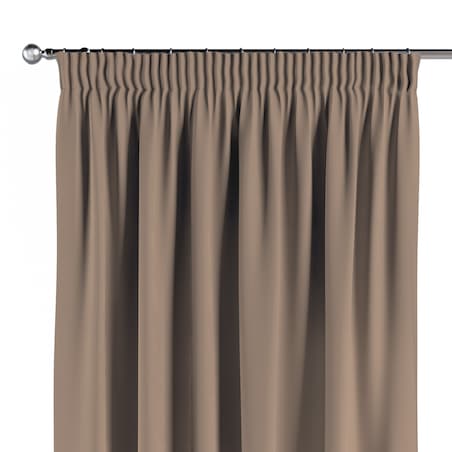 Zasłona na taśmie marszczącej 1 szt. 130x260 mocca