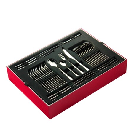 Zestaw sztućców Gerlach Onda 68 Elementów Srebrny Połysk Pudełko / 12 Os