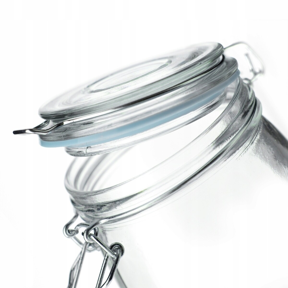 SZKLANY SŁOIK pojemnik kuchenny WEK klips na przetwory ogórki dżem 1,5 L