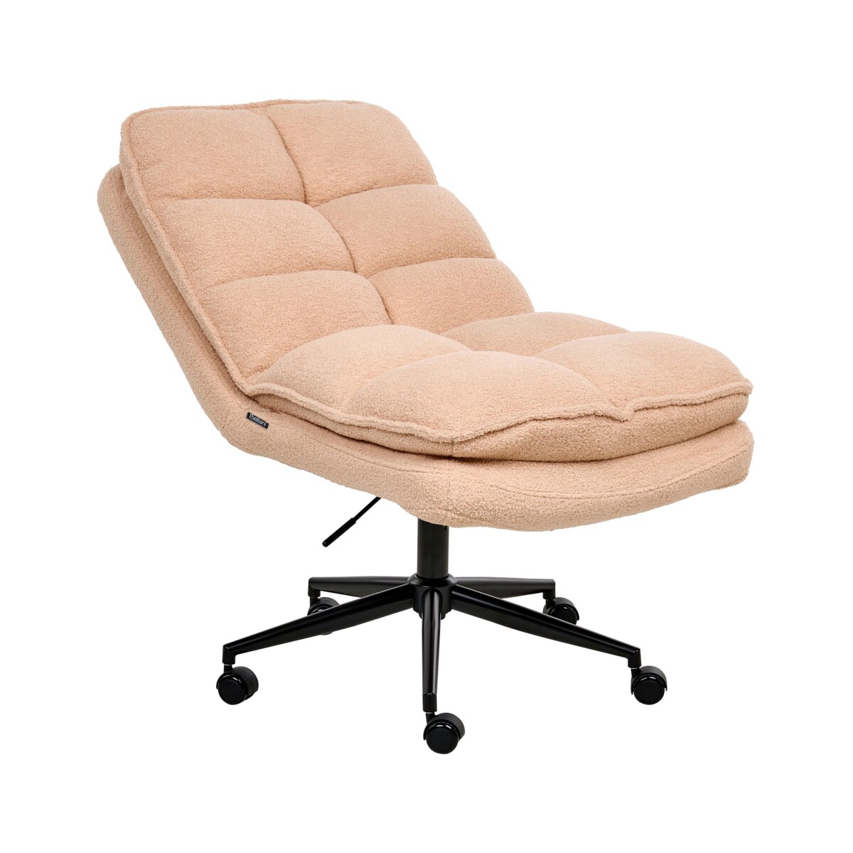 Krzesło biurowe ADDISON Boucle Brzoskwiniowy