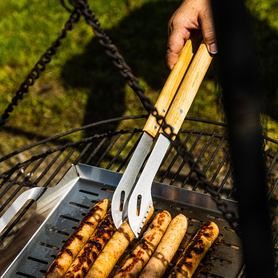 Zestaw przyborów do grilla, 3 elementy, Narzędzia do grillowania, KINGHOFF