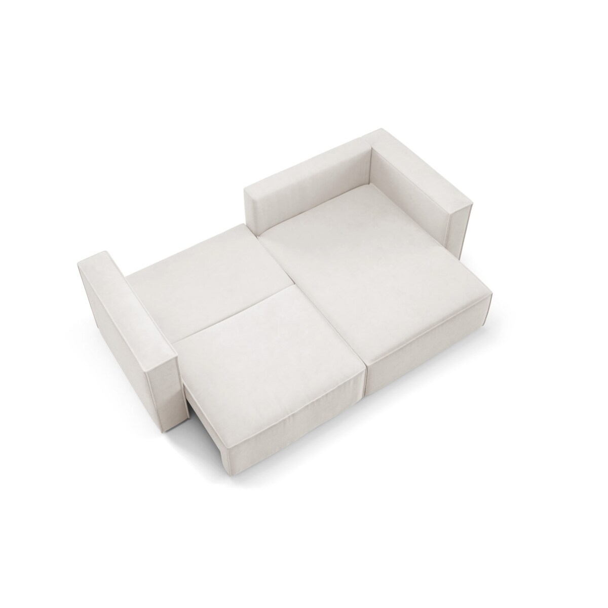 Narożnik KEYMON z funkcją spania welurowa tkanina Kolor: Gerra 5