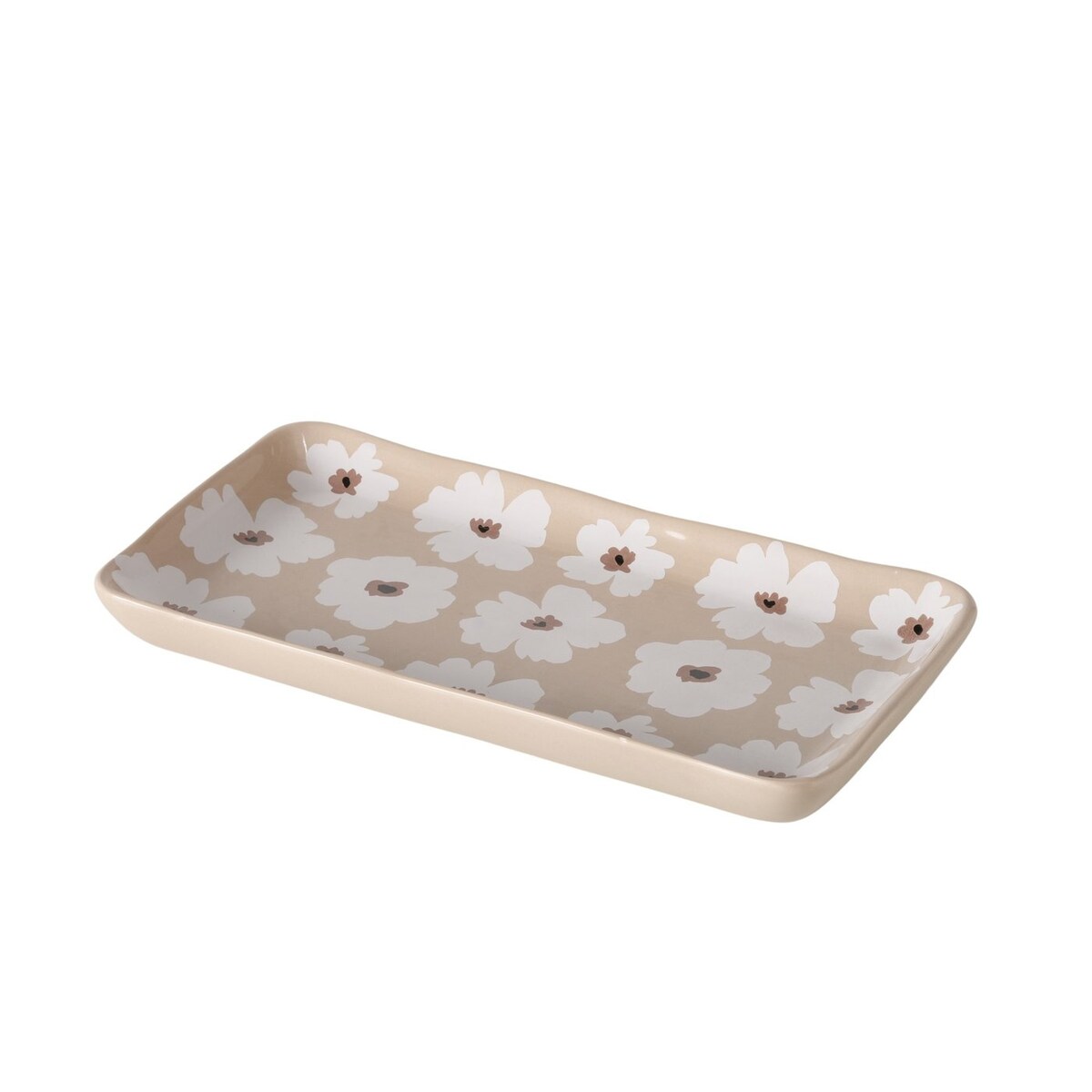 Patery ceramiczne w kwiaty, 13 - 15 cm, CANEA