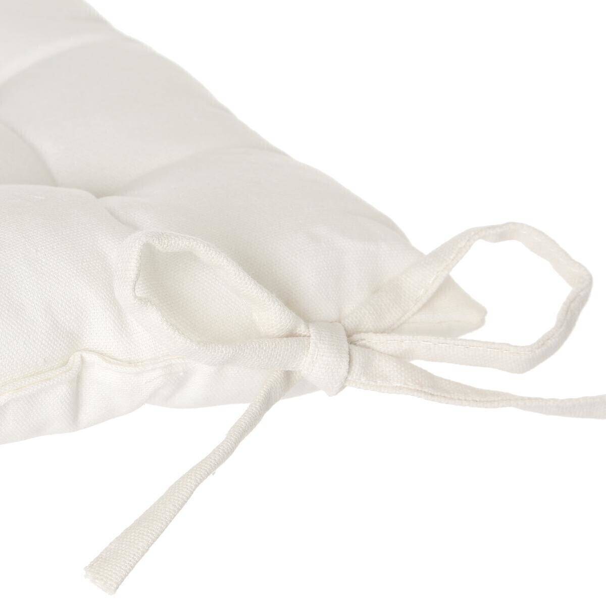 Poduszka na krzesło z wiązaniem, 38 x 38 cm