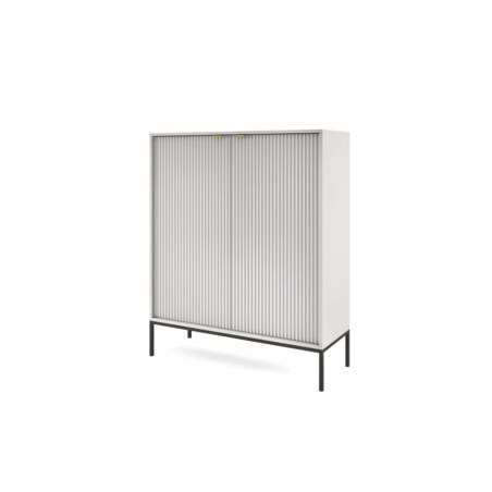 Komoda MILONA 2D 104 cm szara mat