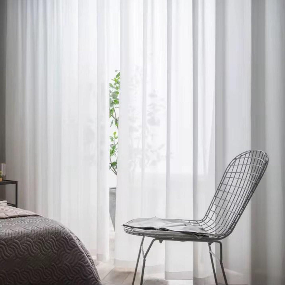 Firana gładka przelotka 140x250 cm