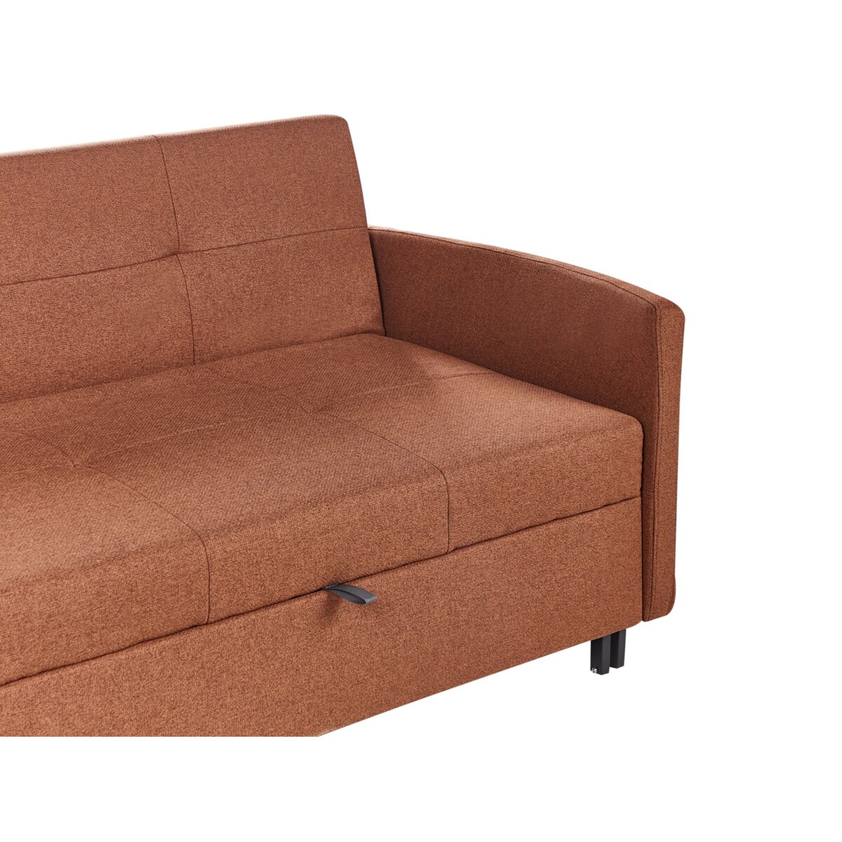 Sofa rozkładana HOVIN Złoty brąz