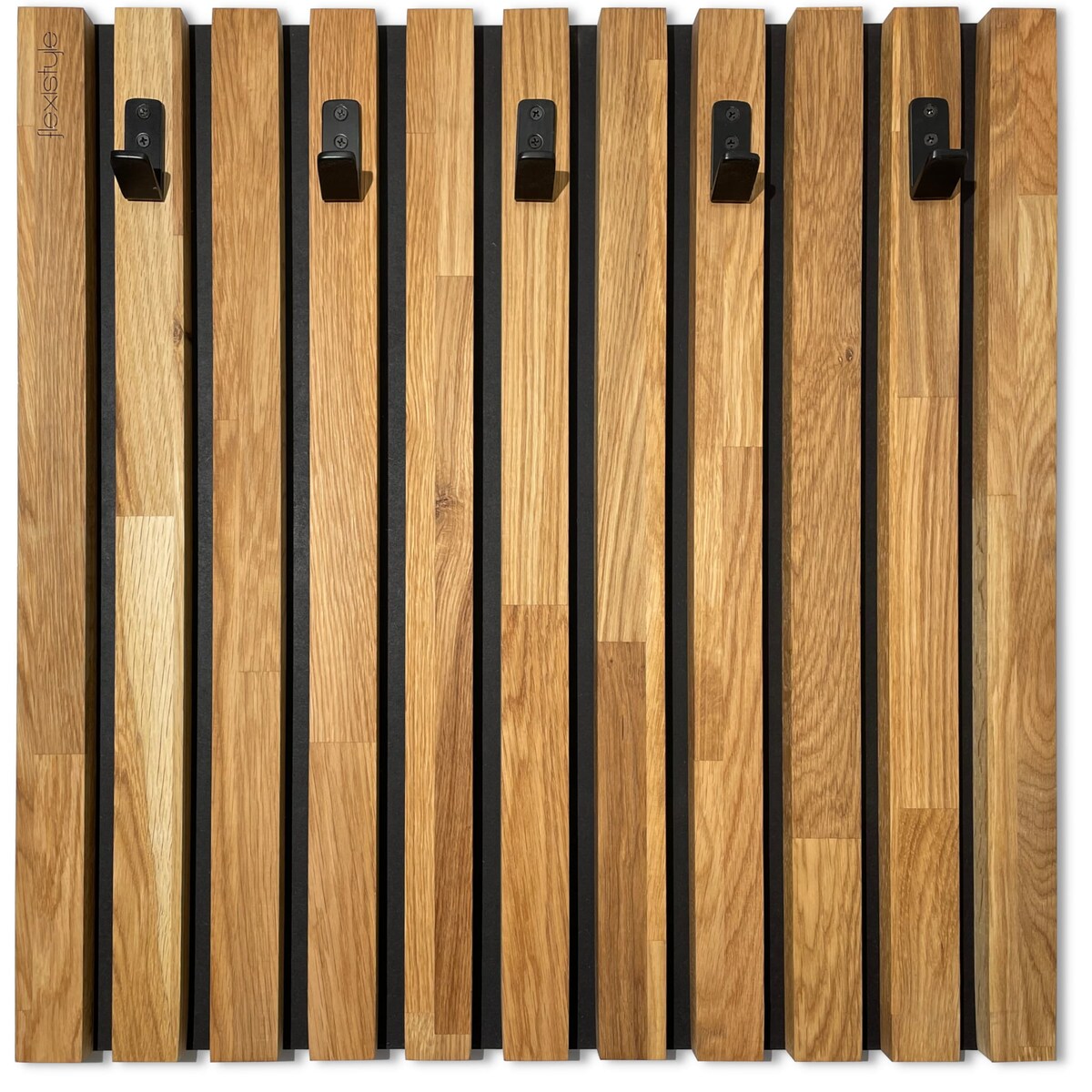 Drewniany wieszak na ubrania Lamele 60cm