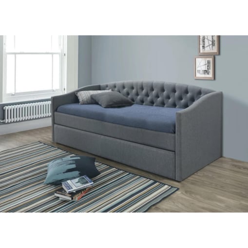 Łóżko ALESSIA 90x200 szare