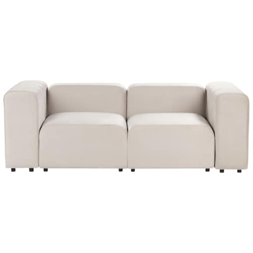Sofa modułowa FALSTERBO Welur Beżowy dla 2 osób