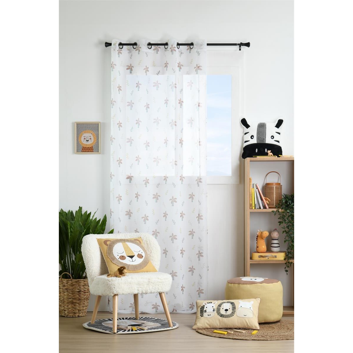 Firanka do pokoju dziecka COQUIN, 140 x 260 cm