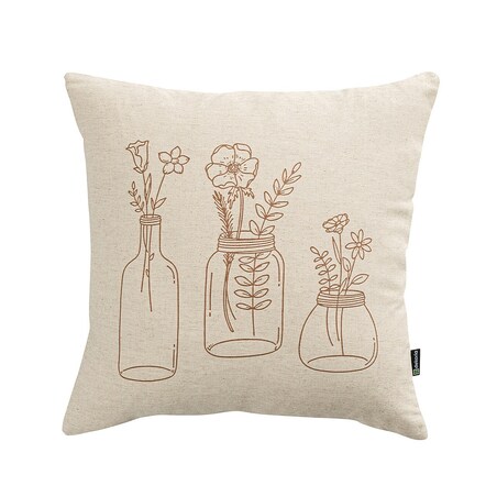 Poszewka na poduszkę Rustic Bloom 45x45 cm, 45x45