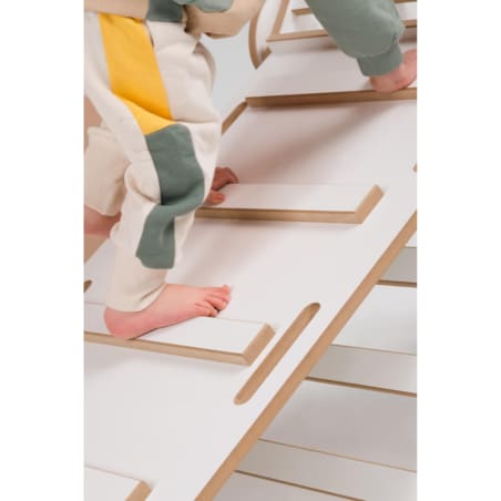 Drabinka Pikler ŚCIANKA WSPINACZKOWA + DUŻA zjeżdżalnia DRABINKA