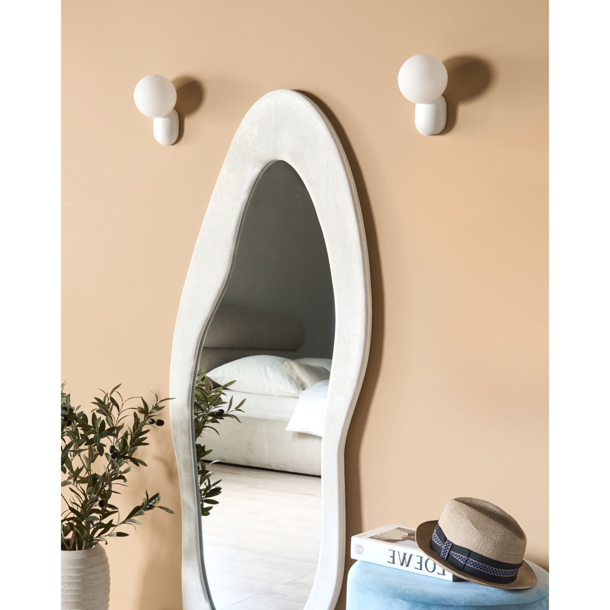 Zestaw 2 lamp ściennych HELME Biały