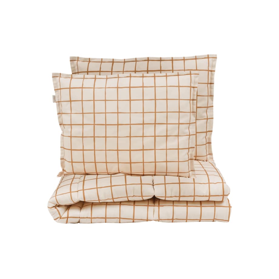 Pościel z wypełnieniem Camel Check 200cm x 220cm