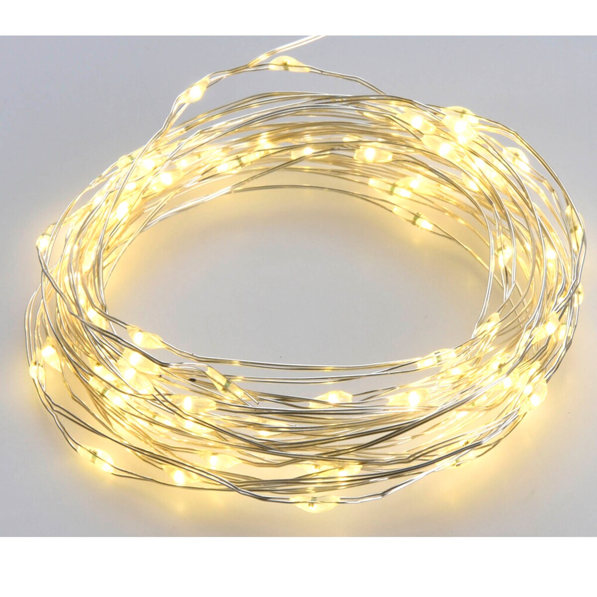 Lampki Ogrodowe 12 Metrów 200 Led Druciki Girlanda Zewnętrzna Solarna