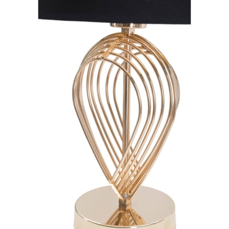 Lampa stołowa ze złotym zdobieniem MAXT