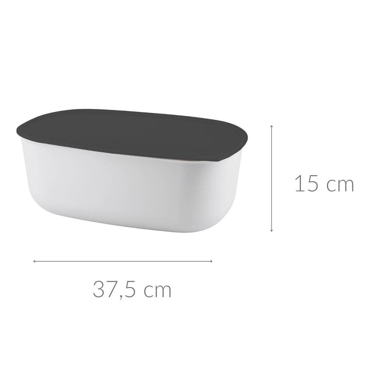 Chlebak dwukolorowy ze zdejmowaną pokrywą