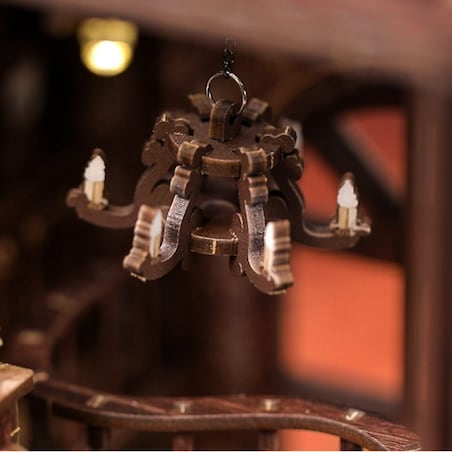 Miniaturowy domek Book Nook - Dom kawy