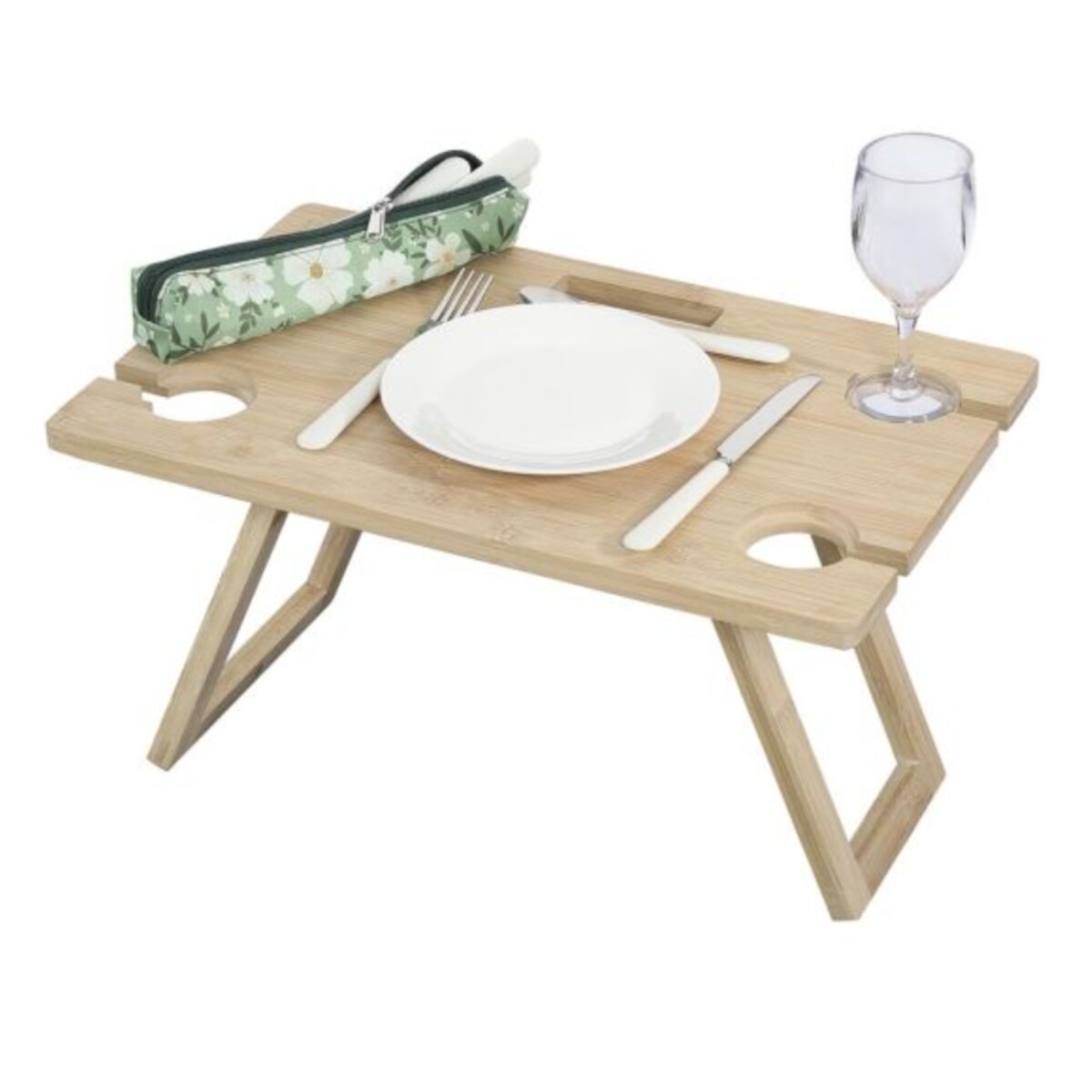 Kosz piknikowy ze stolikiem dla 4 os. Ponza Cilio