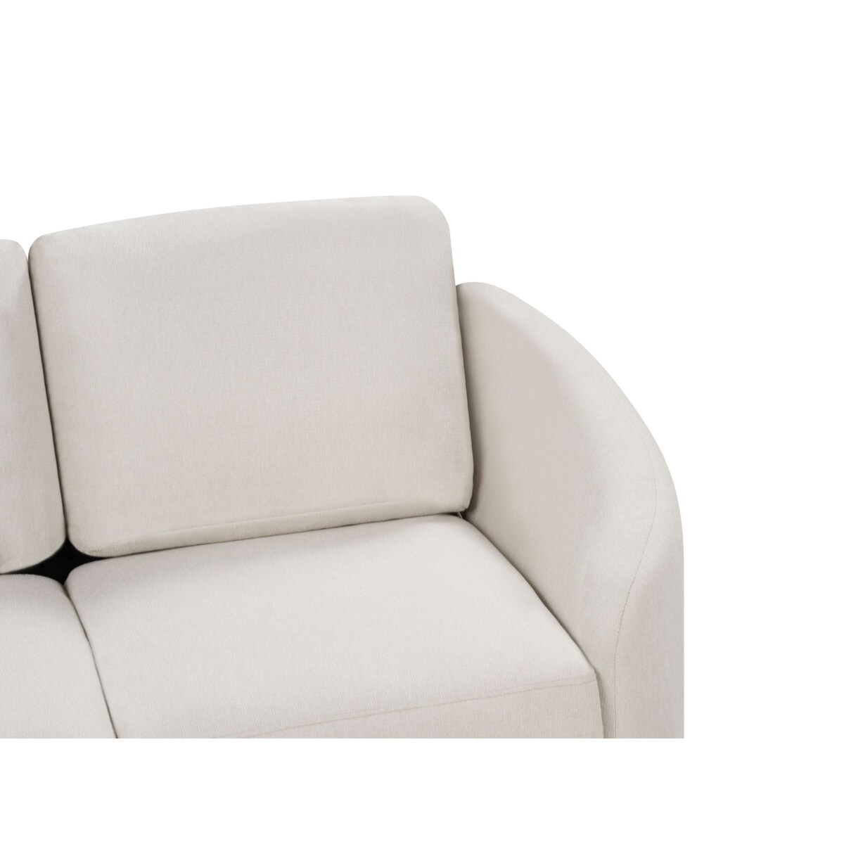 Sofa TROSA Beżowy dla 3 osób