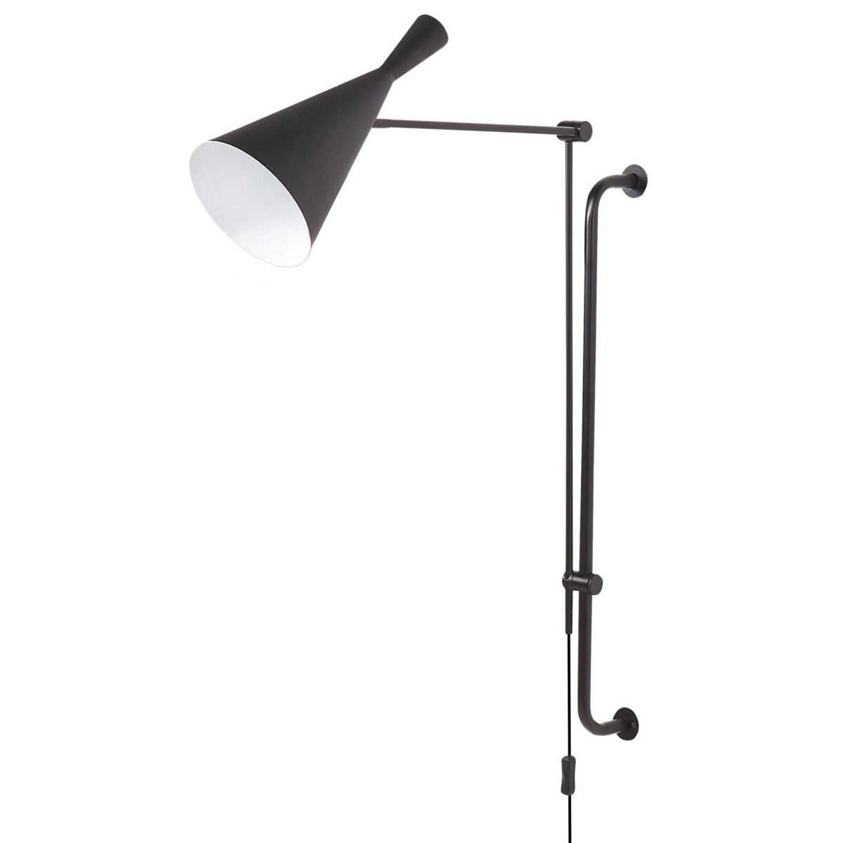 Lampa ścienna MARISA Regulowana Metal Czarny