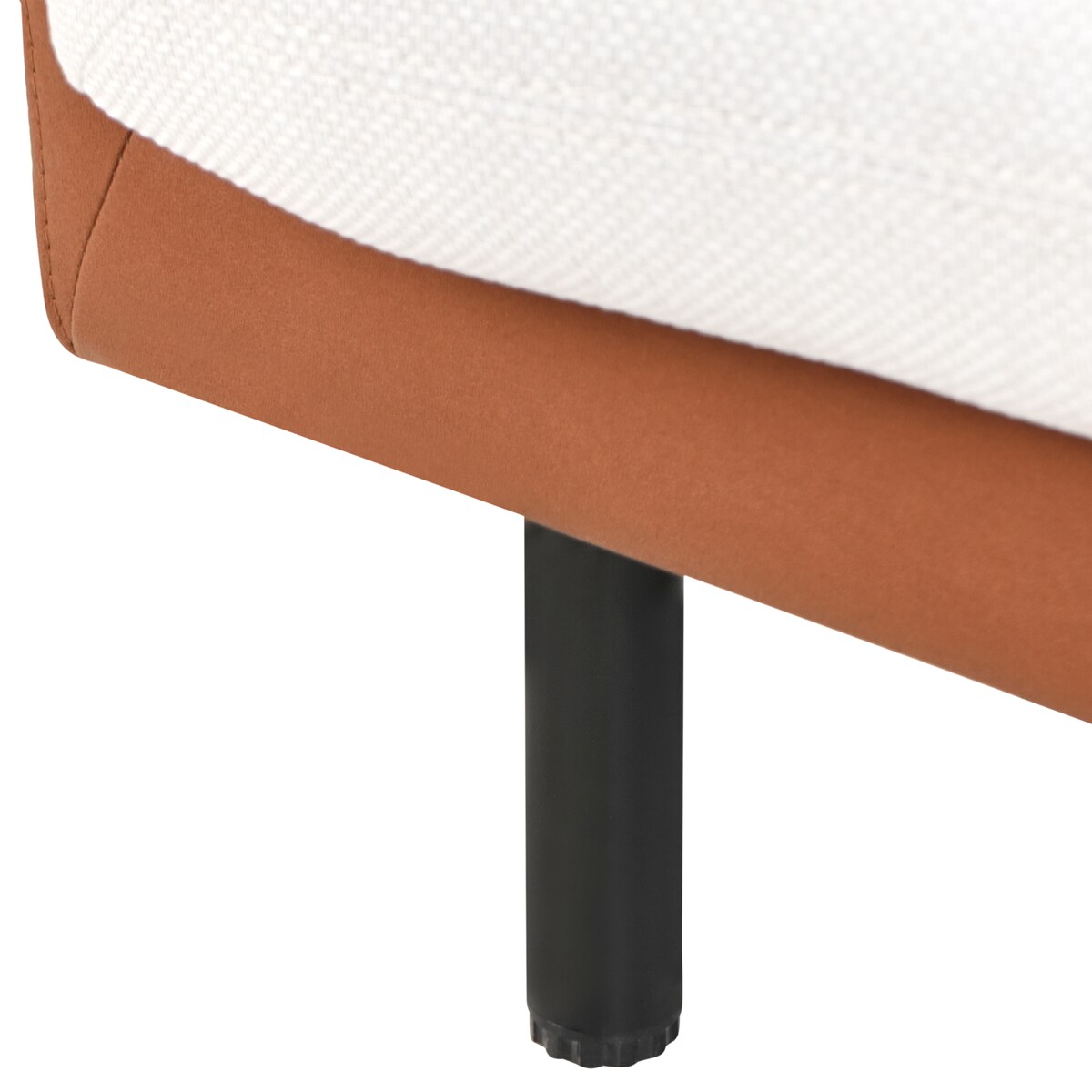 Sofa dla 3 osób VORGOD Złamana biel