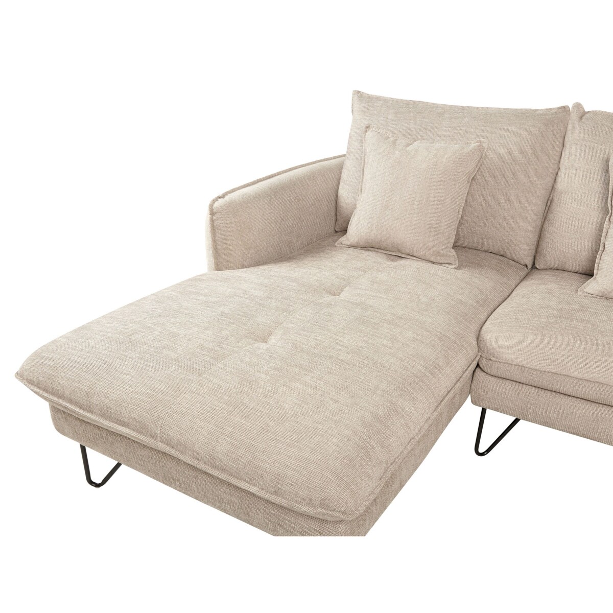 Narożnik prawostronny beżowy SERSAN