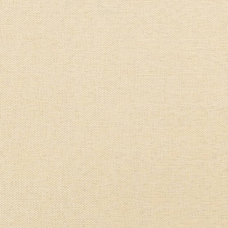 vidaXL Fotel wypoczynkowy, kremowy, obity tkaniną