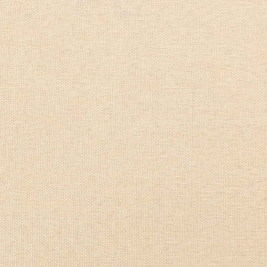 vidaXL Fotel wypoczynkowy, kremowy, obity tkaniną