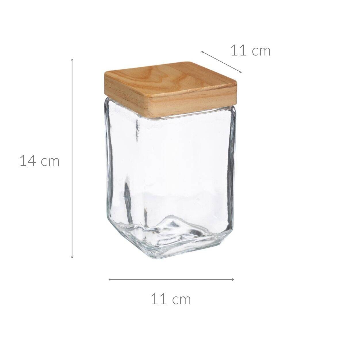 Pojemnik na sypkie produkty spożywcze, 1,25 L, szklany