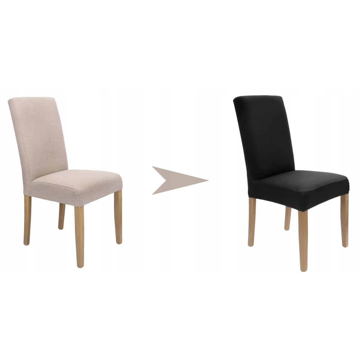 POKROWIEC NA KRZESŁO CZARNY ELASTYCZNY [21B]