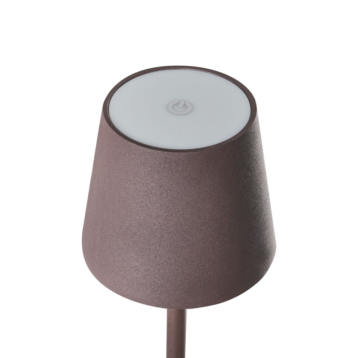 Bezprzewodowa lampa stołowa LED BACEIRO Ze ściemniaczem Metal Brązowy