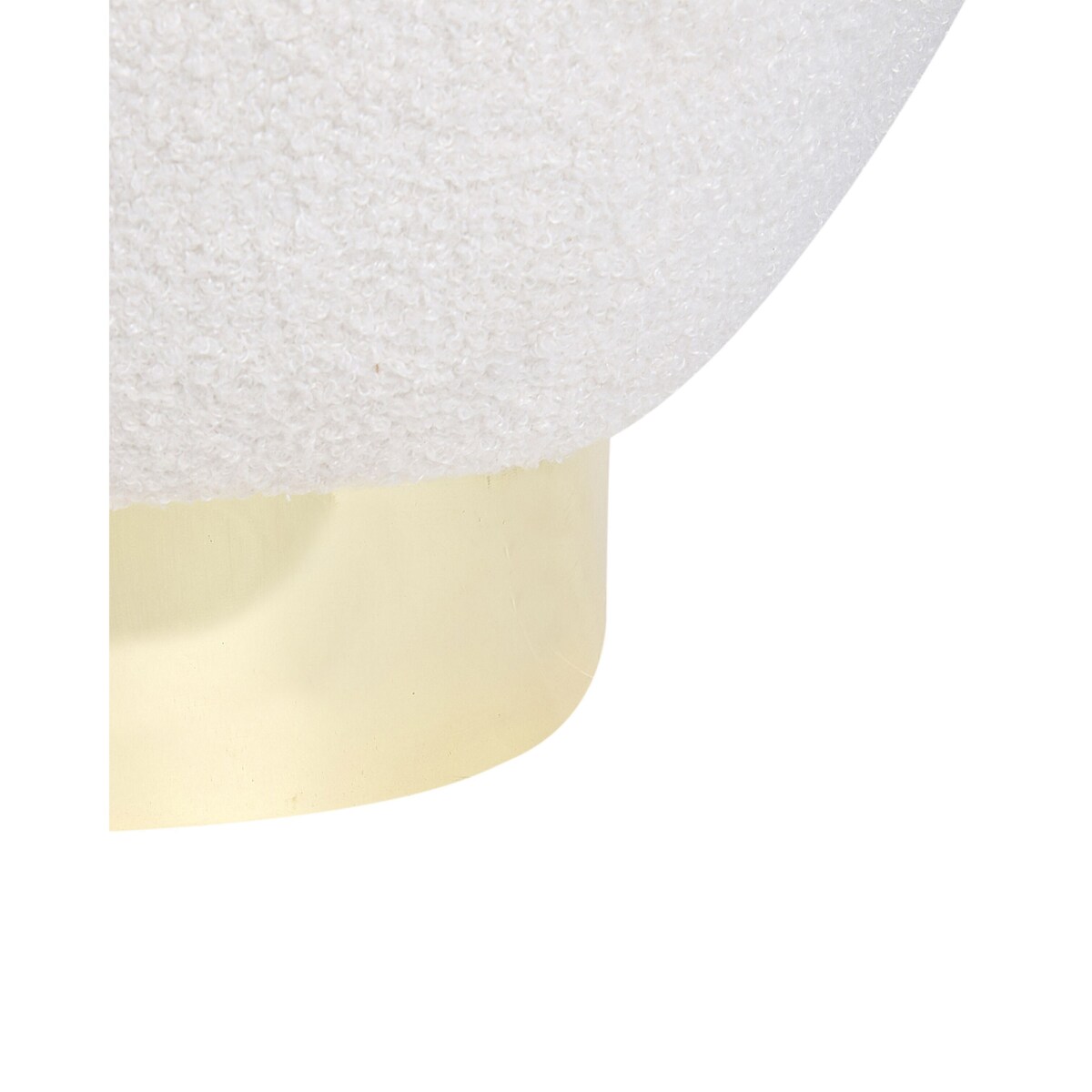 Fotel boucle biały LOVIISA