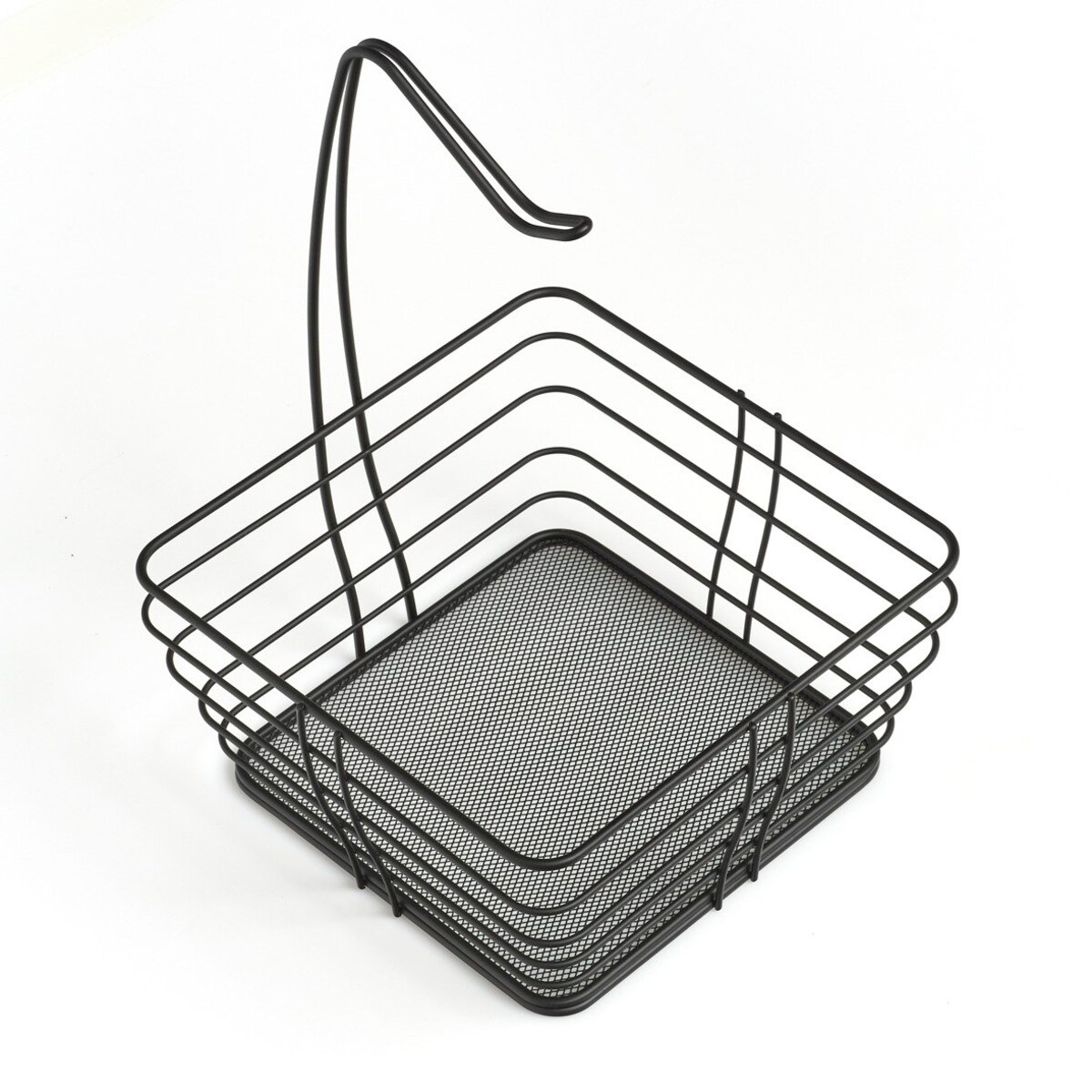 Kosz na owoce z uchwytem na banany, 26 x 26 x 36 cm, ZELLER