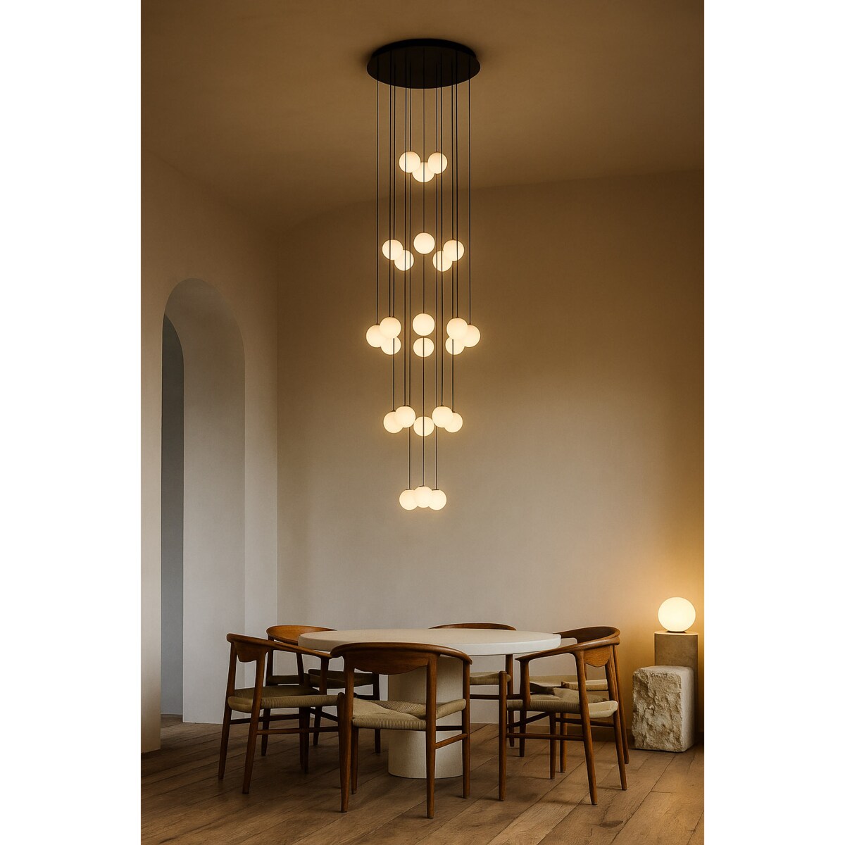 Lampa wisząca KP-33 z serii ASPEN