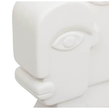 Figurka z dolomitu biała FACE 26 cm