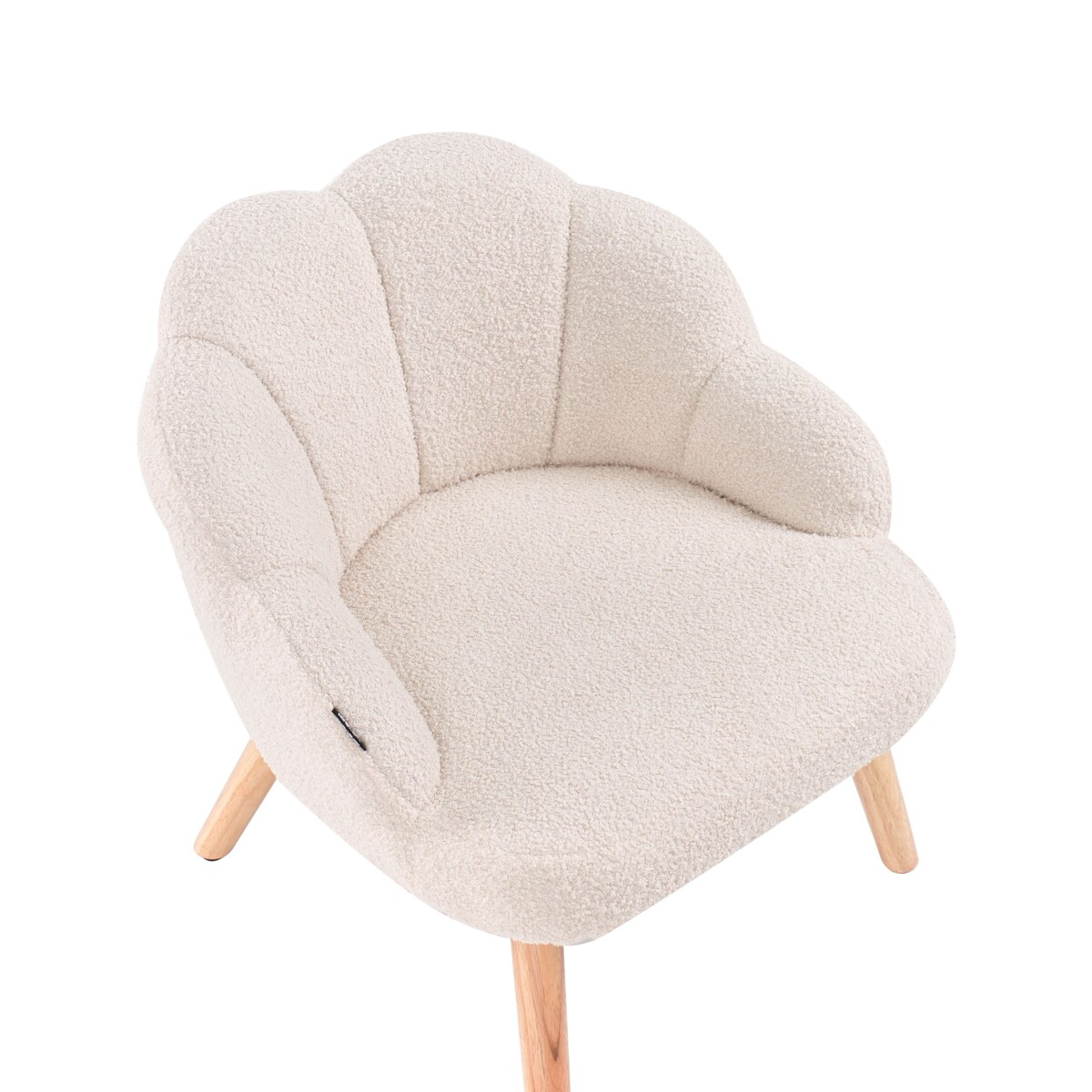 Fotel dziecięcy MILAND Boucle Jasnobeżowy