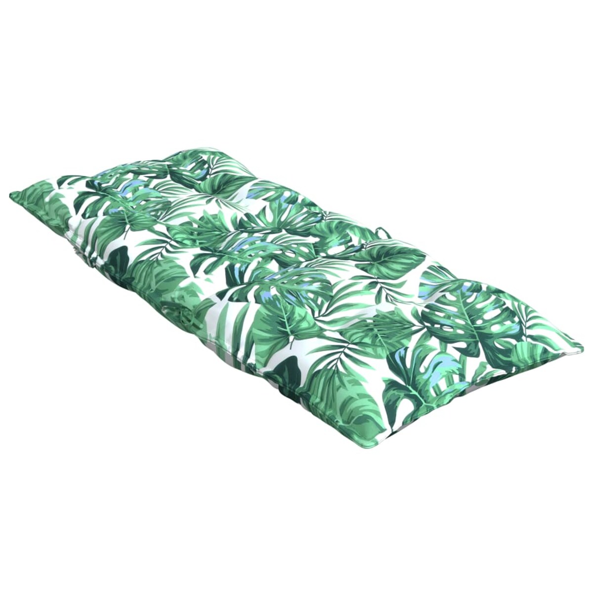 vidaXL Poduszki na krzesła z wysokim oparciem, 2 szt., wzór w liście