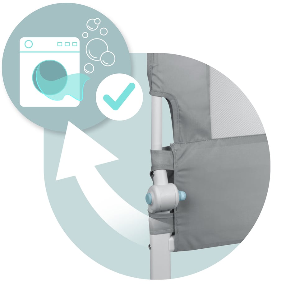 Barierka ochronna do łóżka bramka blokada Nukido 722810