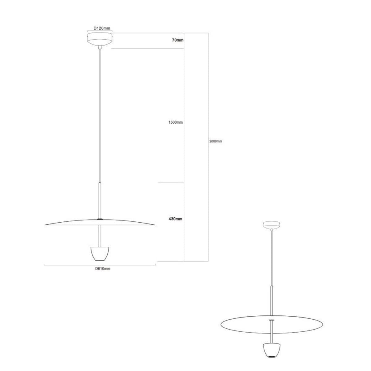 LAMPA WISZĄCA ALUMINIOWA ALTANORA CEGLASTY BRĄZ