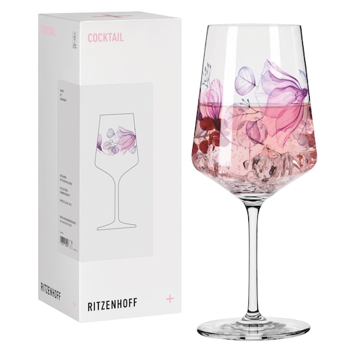 Ritzenhoff Sommersonet Kieliszek kryształowydo aperitif nr22 ilustrator K. Kolberg
