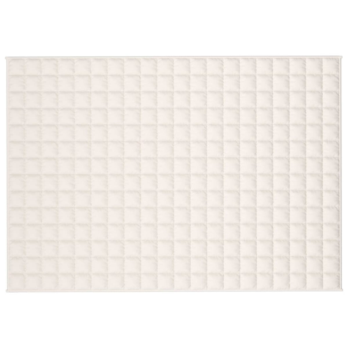 vidaXL Koc obciążeniowy, kremowy, 140x200 cm, 10 kg, tkanina