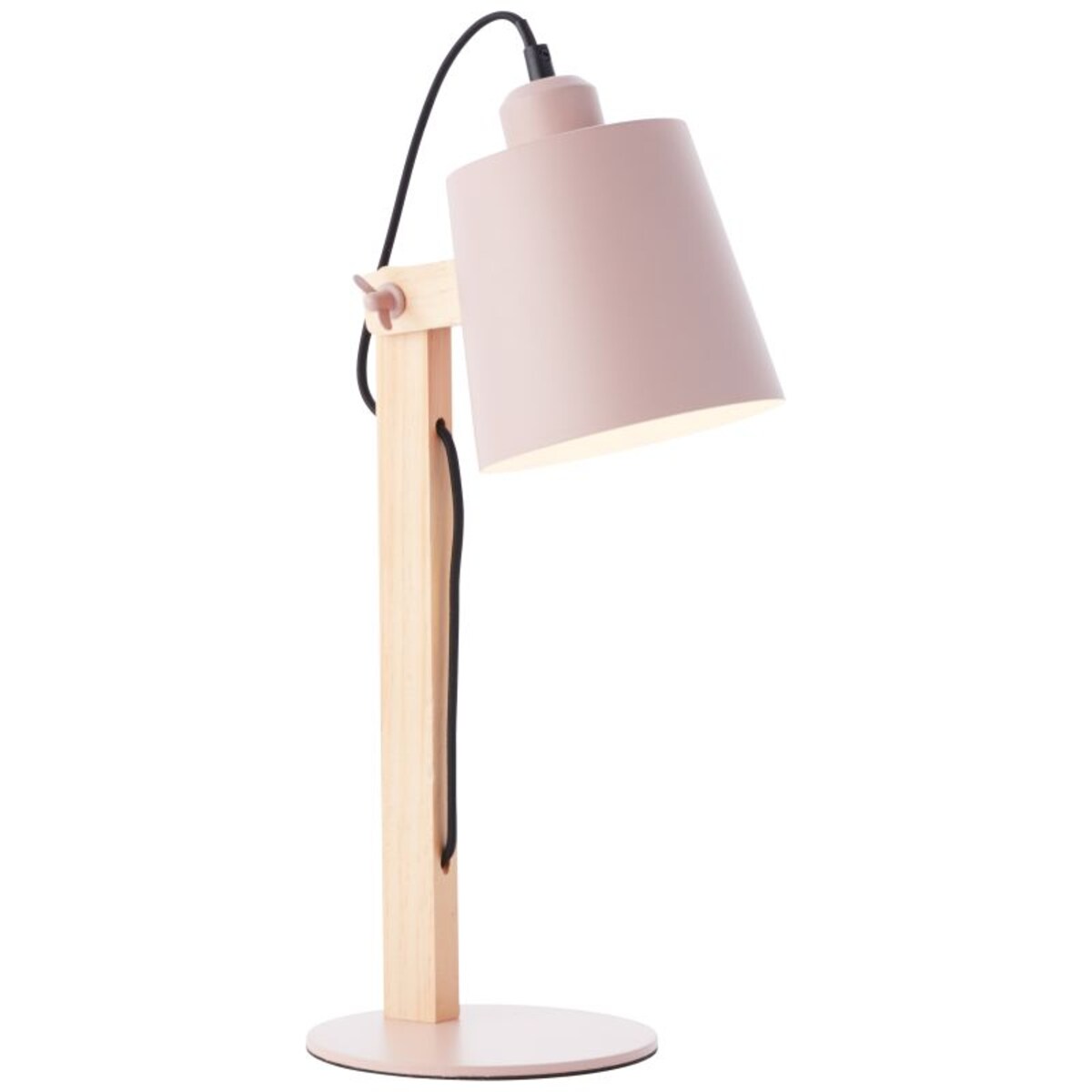 Lampka nocna regulowana Swivel 92716/17 Brilliant drewniana różowa